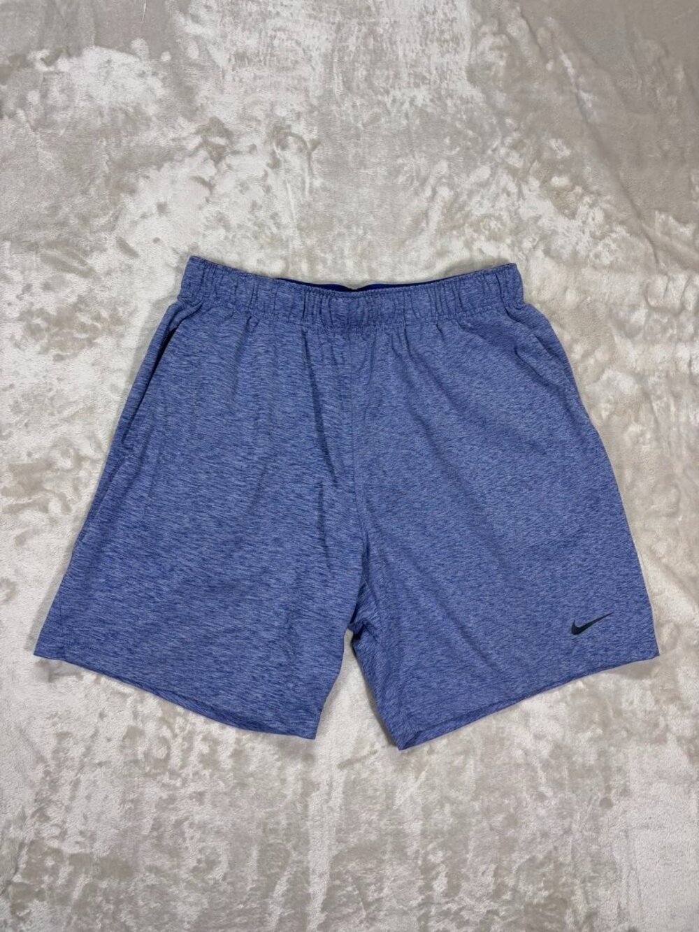 Nike Men's Dri-Fit Training Shorts Gym Active Athletic Blue - XL